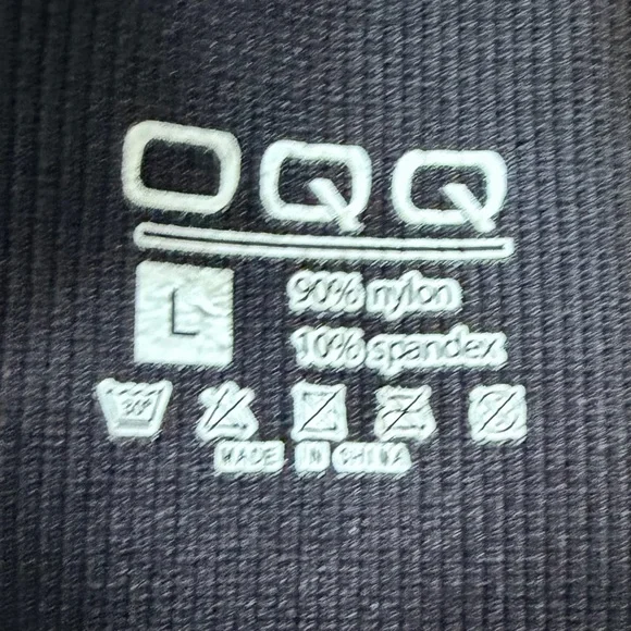 Women's Set of Black and Brown Ribbed Leggings - Picture 7 of 7